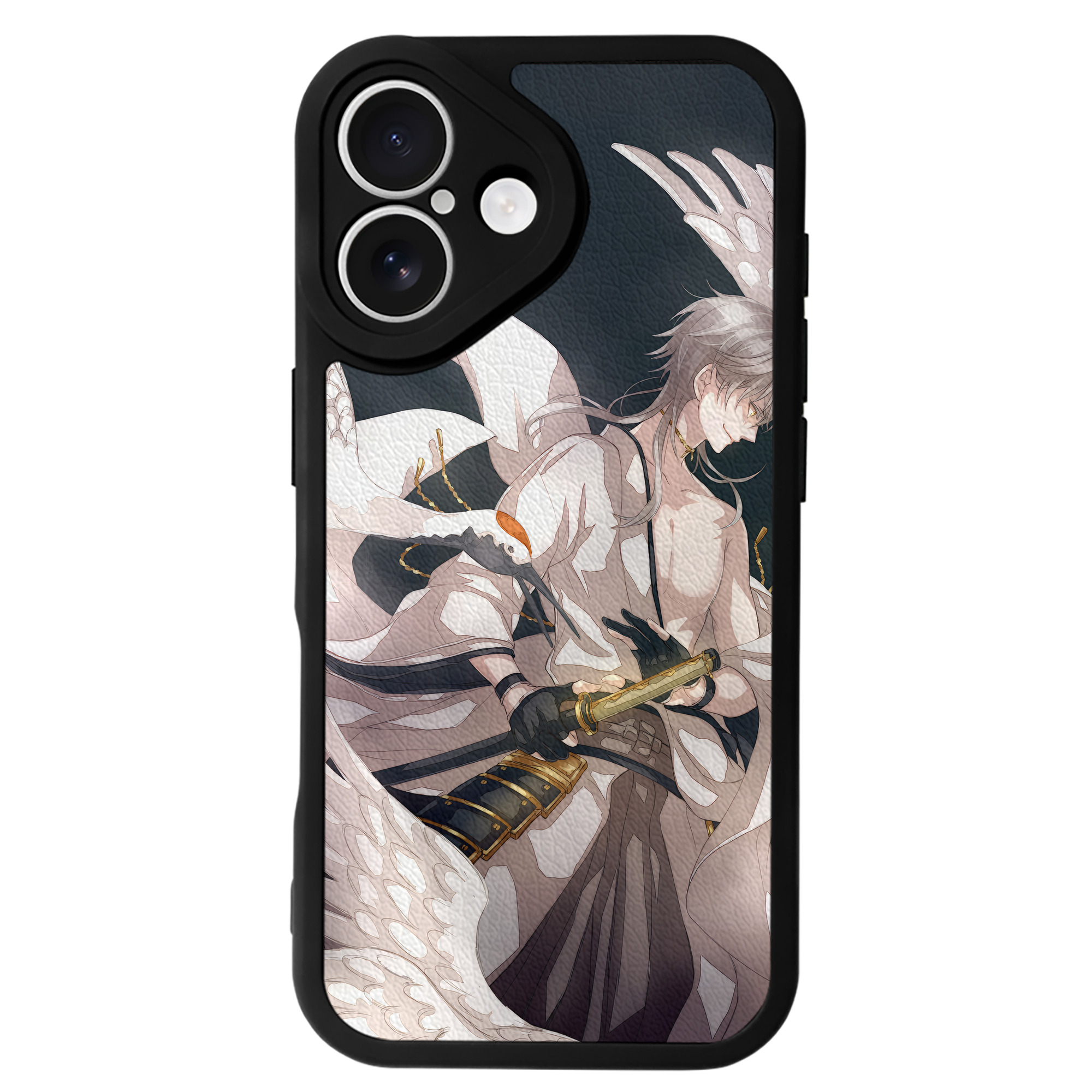 （画像用） 刀剣乱舞 Touken Ranbu 【iPhone 16シリーズ対応】シリコンスマホケース（レザー調） 材質：シリコン